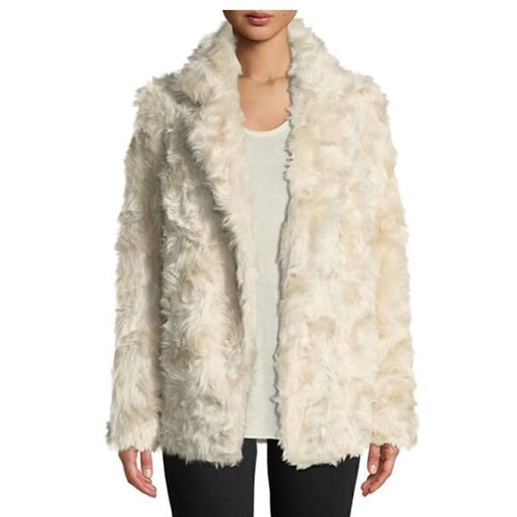Theory Clairene Jackson Faux Fur Jacket - Picture 3 of 10